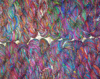 Recycled sari silk