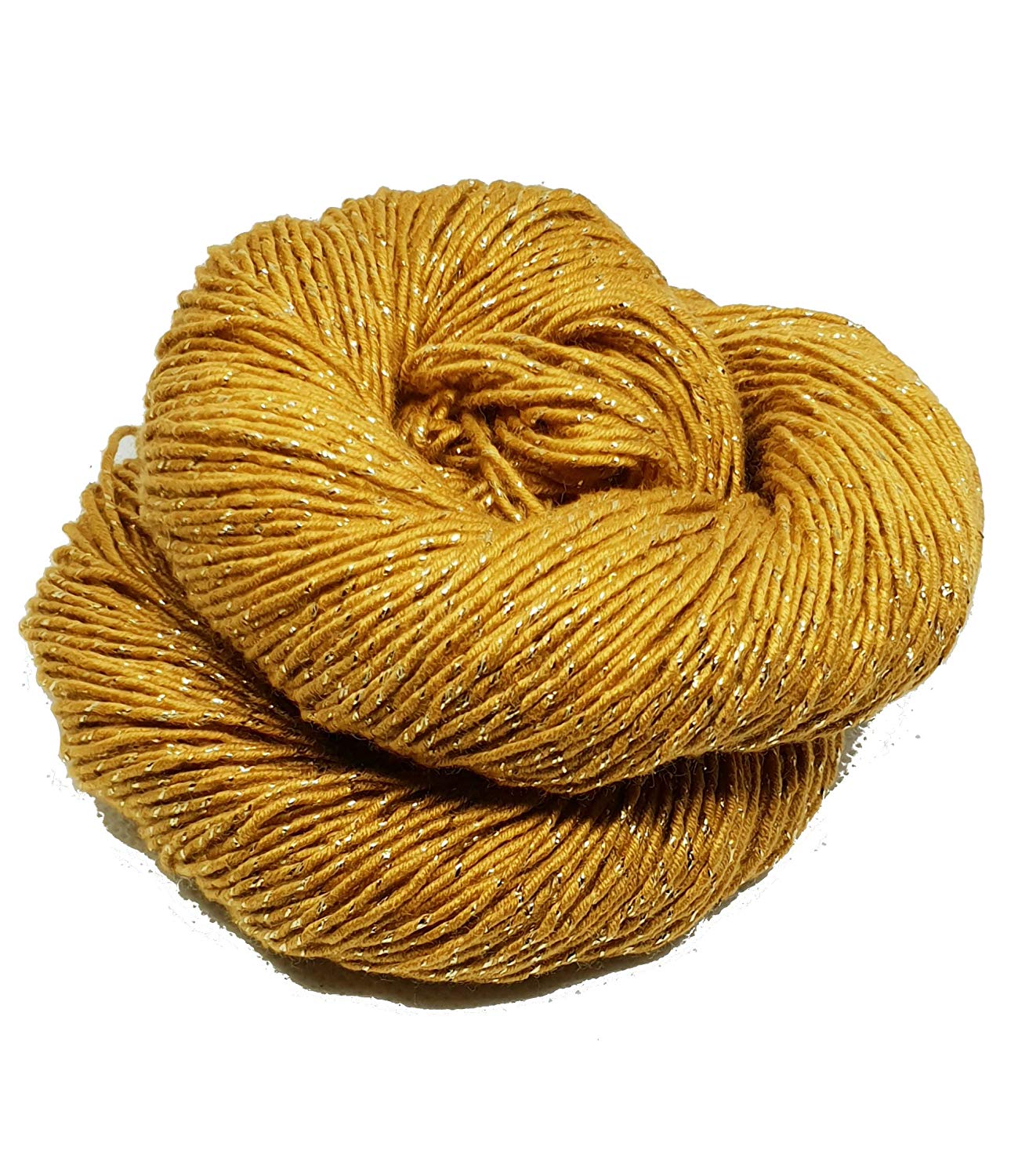 Mulberry silk with banana fiber and glimmer