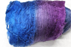Silk Cocoon Sheet blue-violet