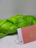 Maharaja - silk for lacework Kelly green